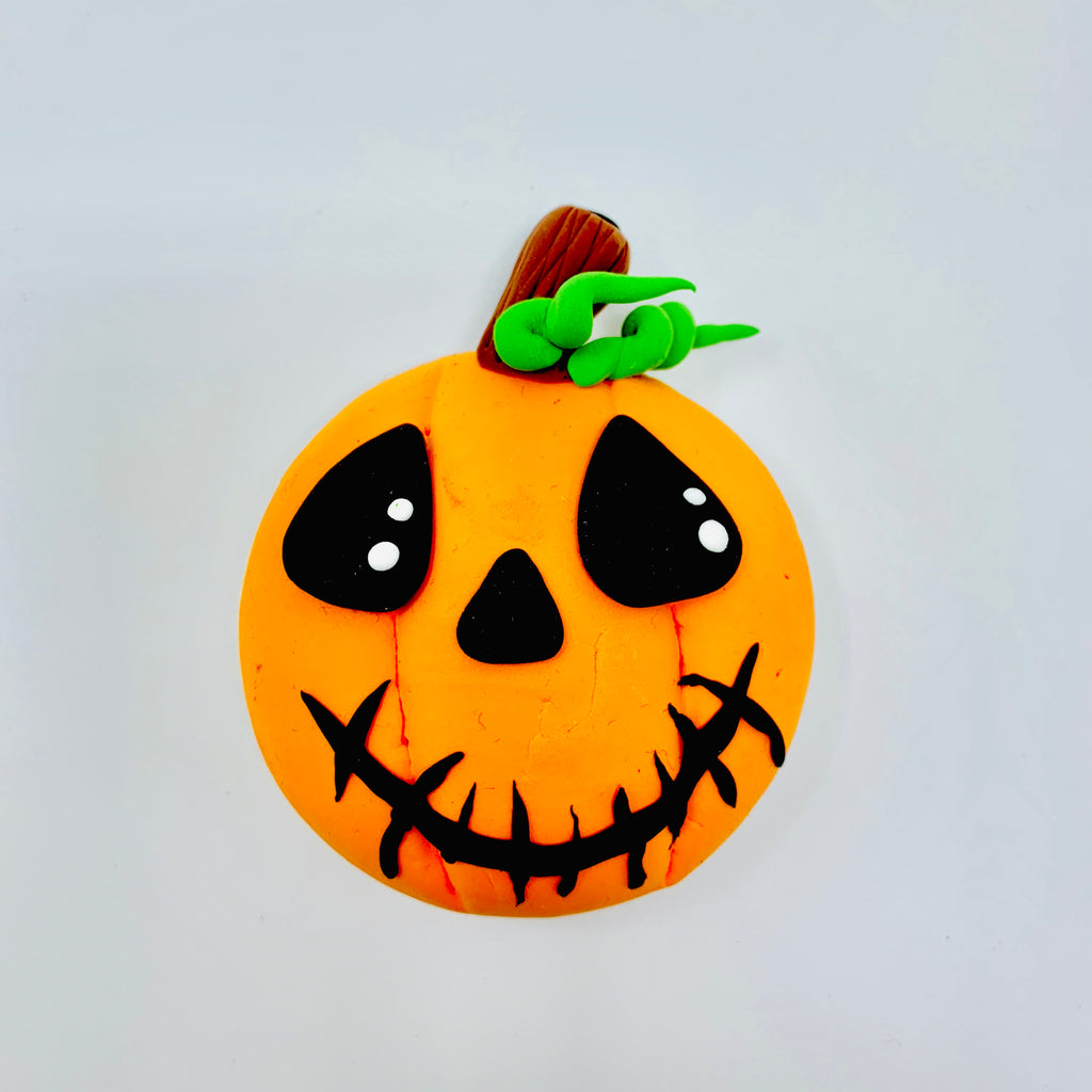 Make a Jack O Lantern with Air Dry Clay