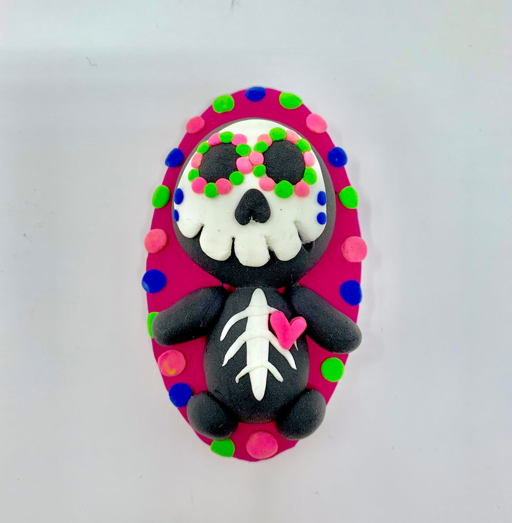 Make a Colorful Skeleton with Air Dry Clay