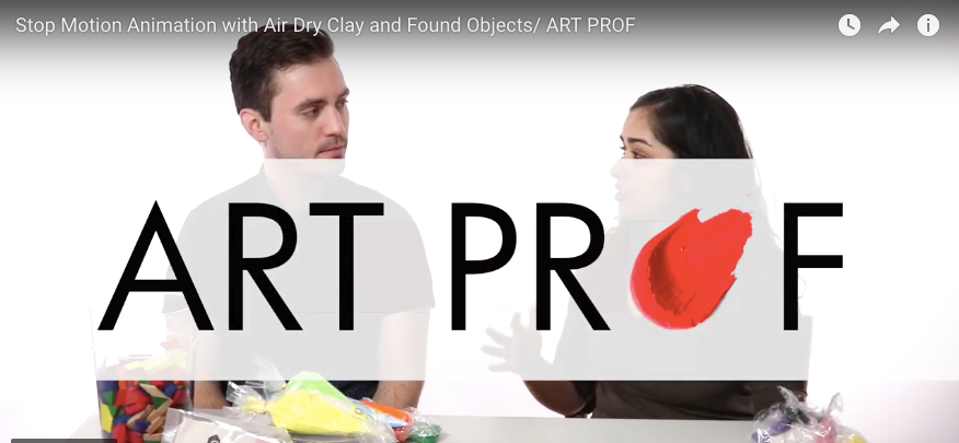 Stop Motion Animation with Air Dry Clay and Found Objects