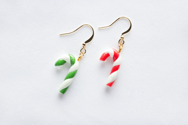 Candy Cane Hook Earrings