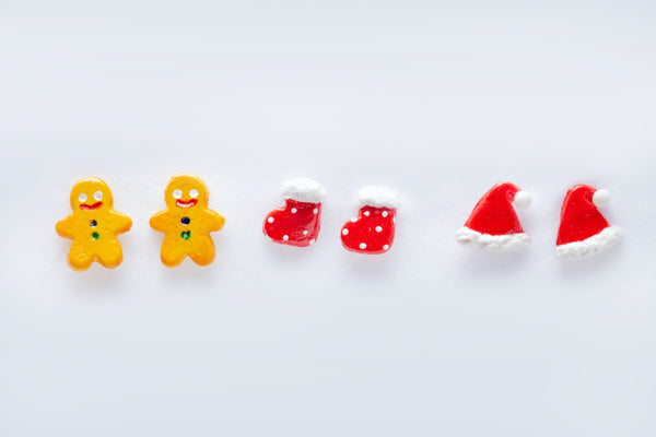 Gingerbread Man Stud Earrings
