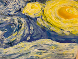 ONSITE SOLD OUT [August 16 - 20] 『Classic Artwork with Air-Dry Clay Van Gogh: Starry Night  』 (Onsite+Online - 1 week)