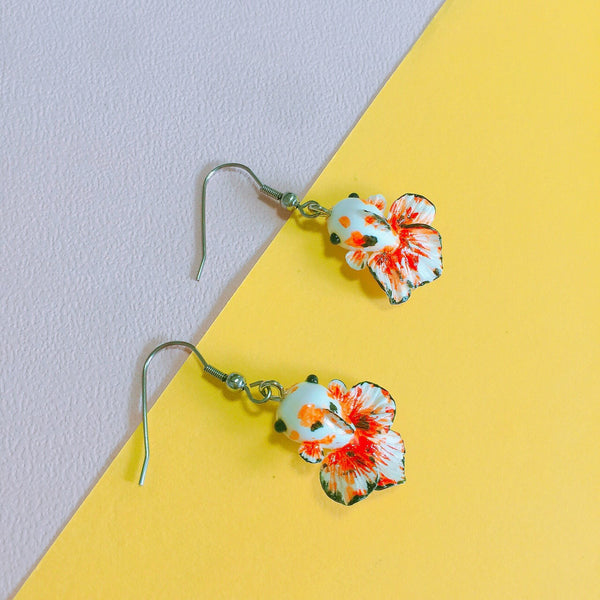 Koi Fish Clay Earrings