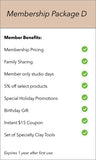 Membership Package D